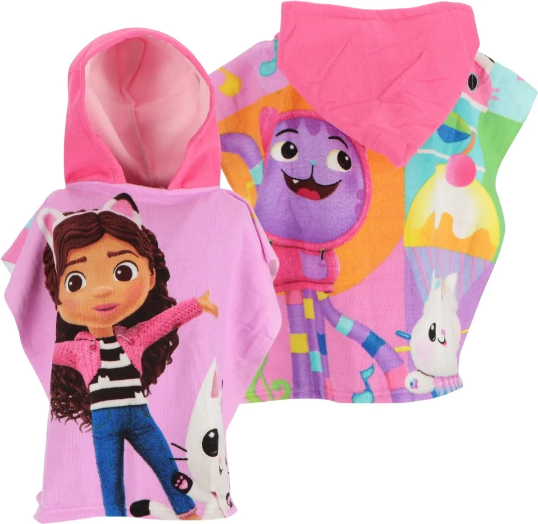 Disney Gabby's Poppenhuis Badponcho - 50x100cm - Multi Colour