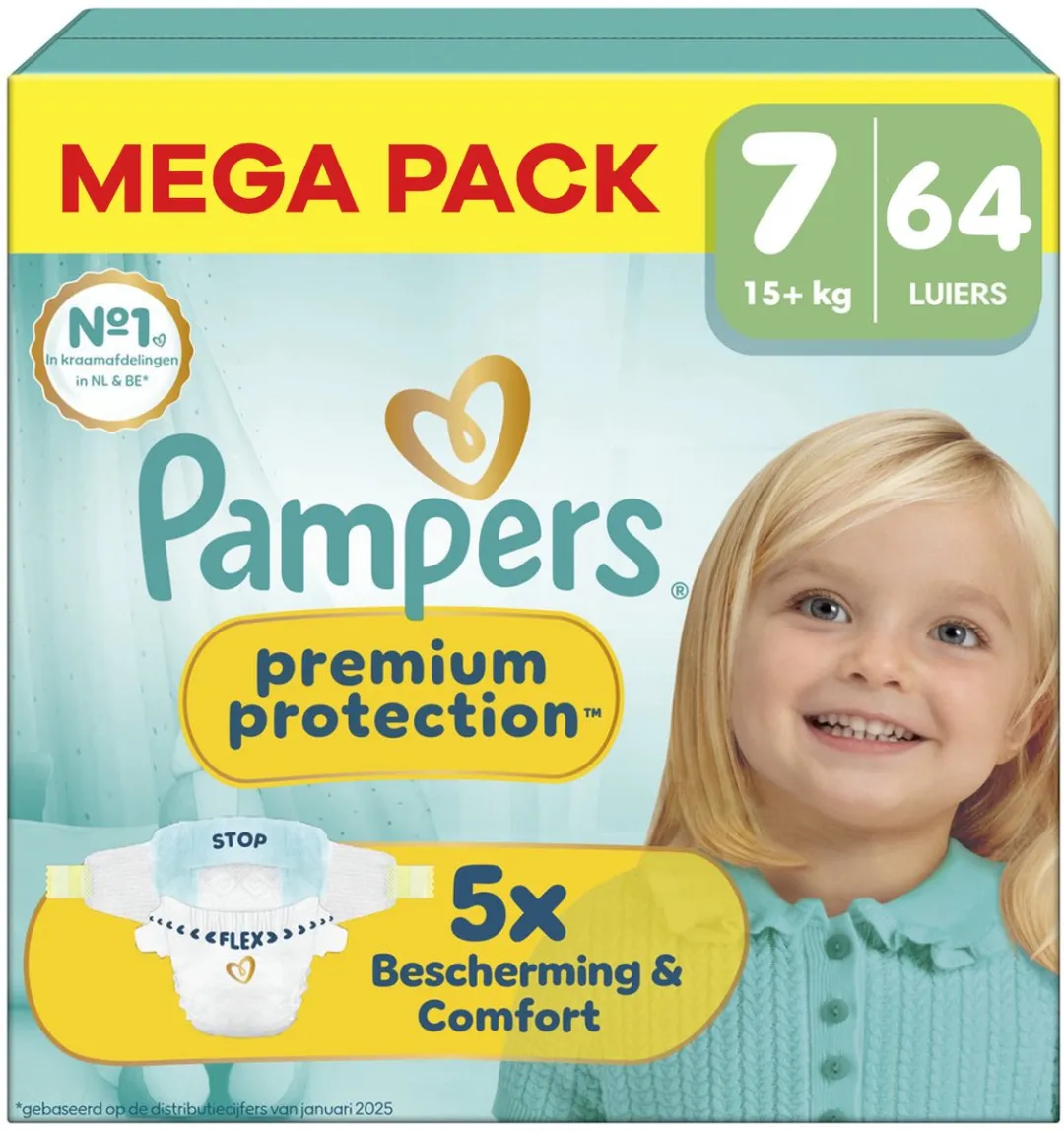 Pampers Premium Protection Maat 7