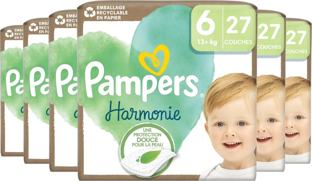 Pampers Harmonie Luiers Maat 6 162 Stuks