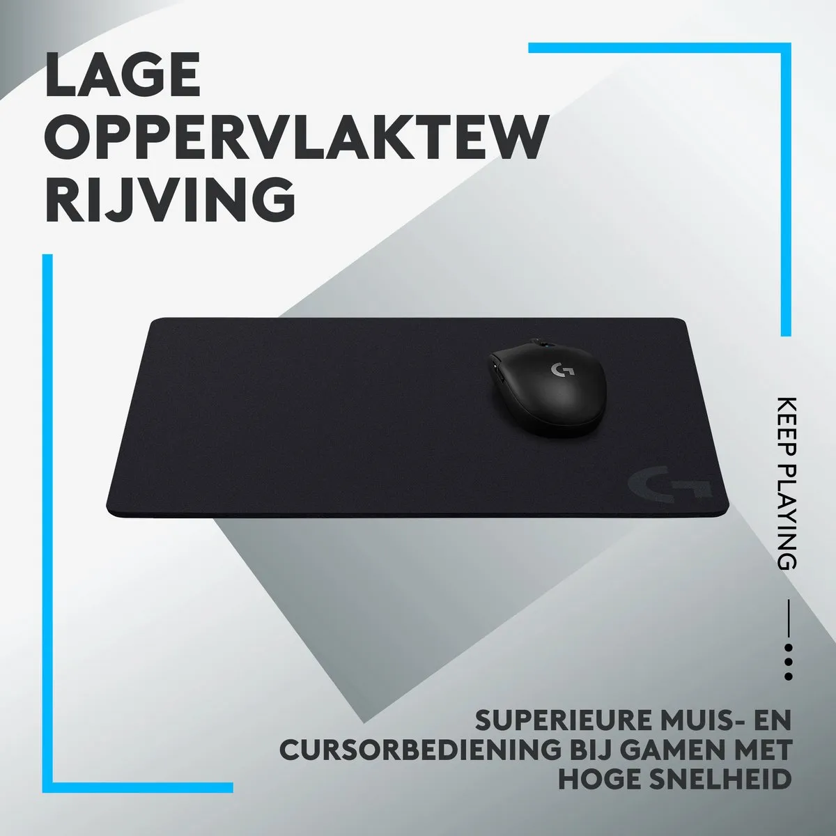 Logitech G G440 Harde Gaming Muismat 340x280mm - Zwart