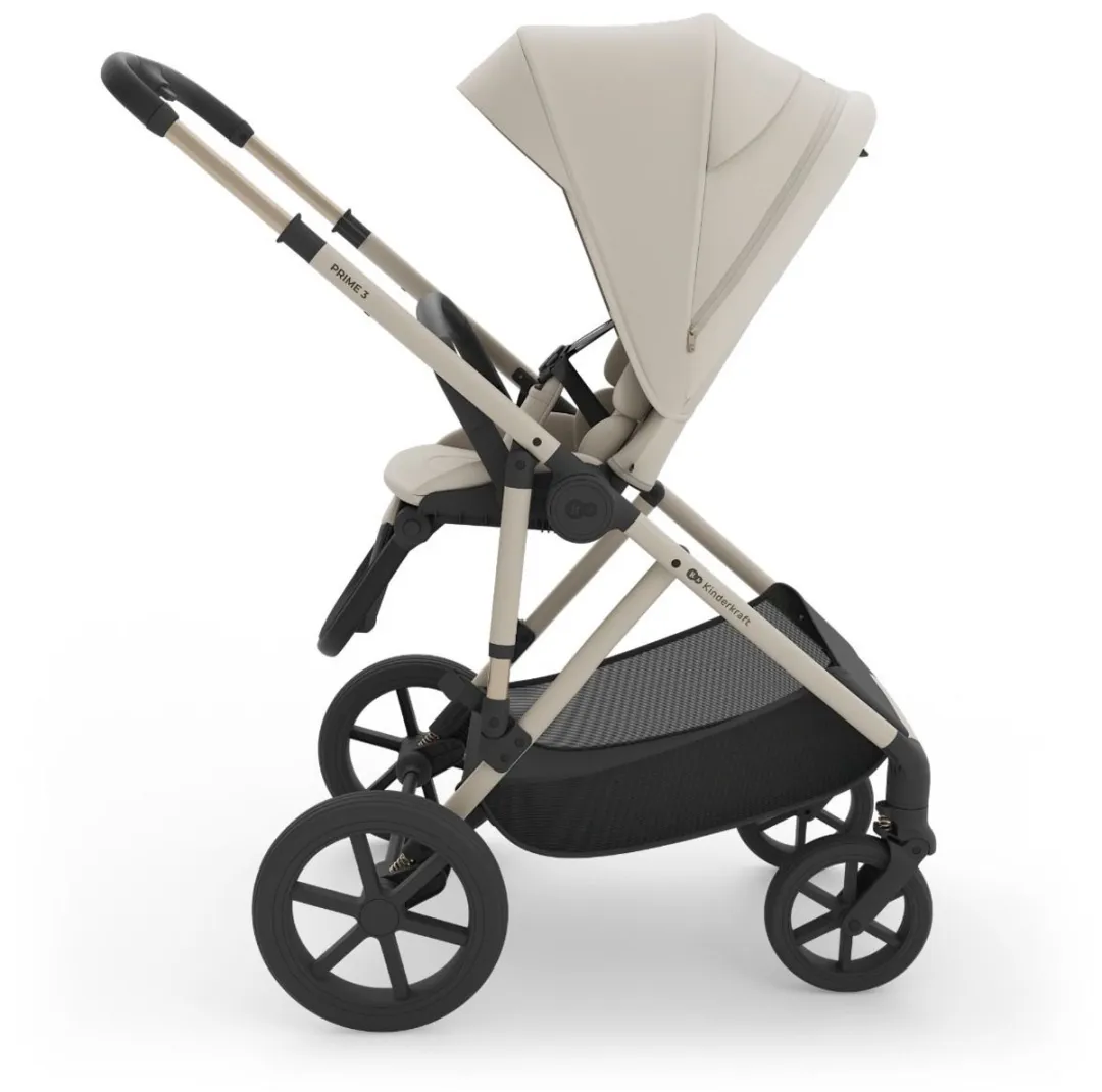 KinderKraft Prime3 PRO Kinderwagen - All-terrain Sand Dune