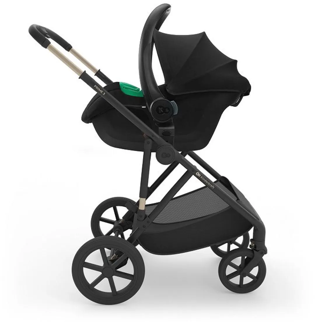KinderKraft Prime3 PRO 3-in-1 Kinderwagen - All-terrain - Velvet Mocca
