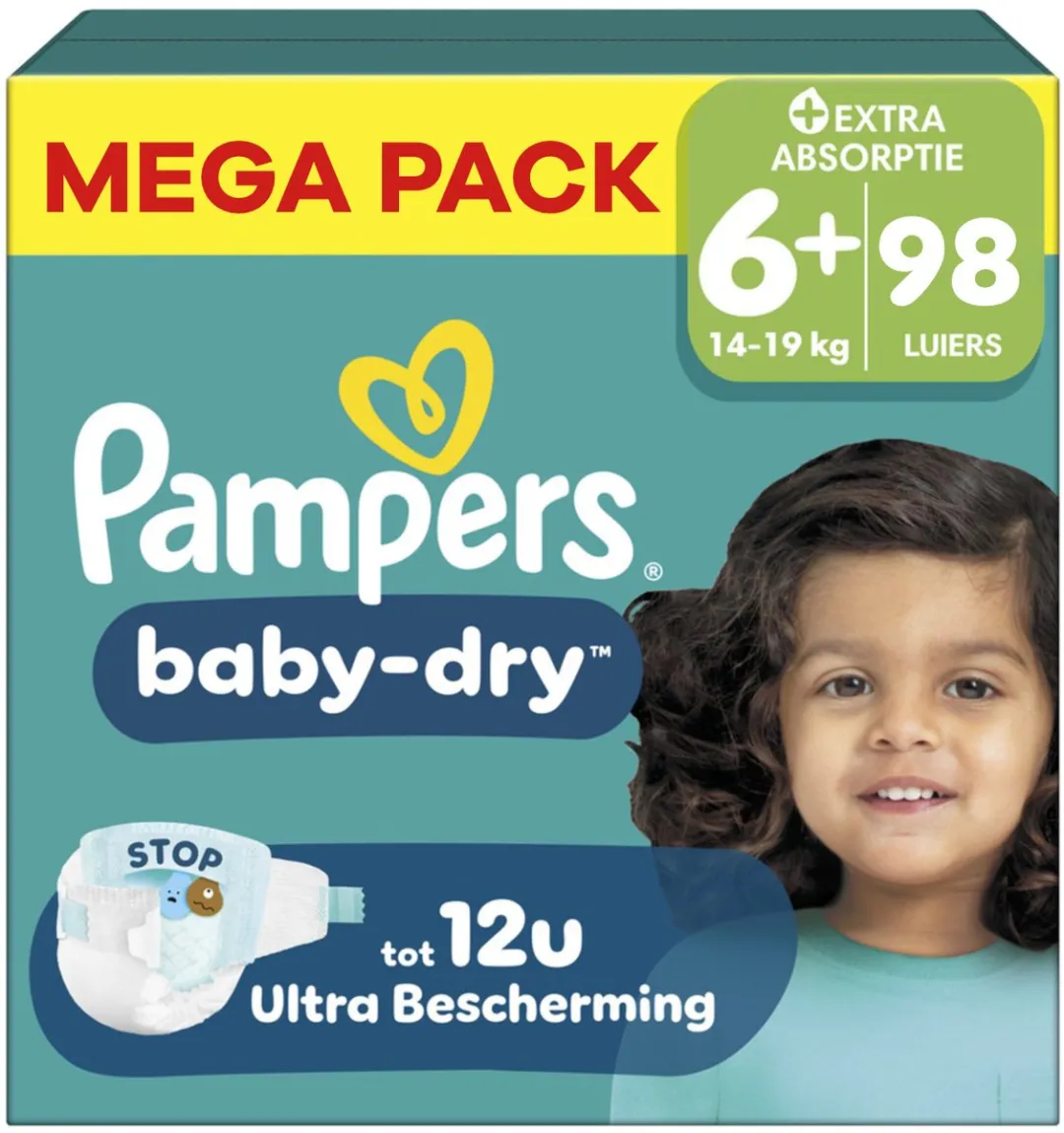 Pampers Baby Dry Maat 6+