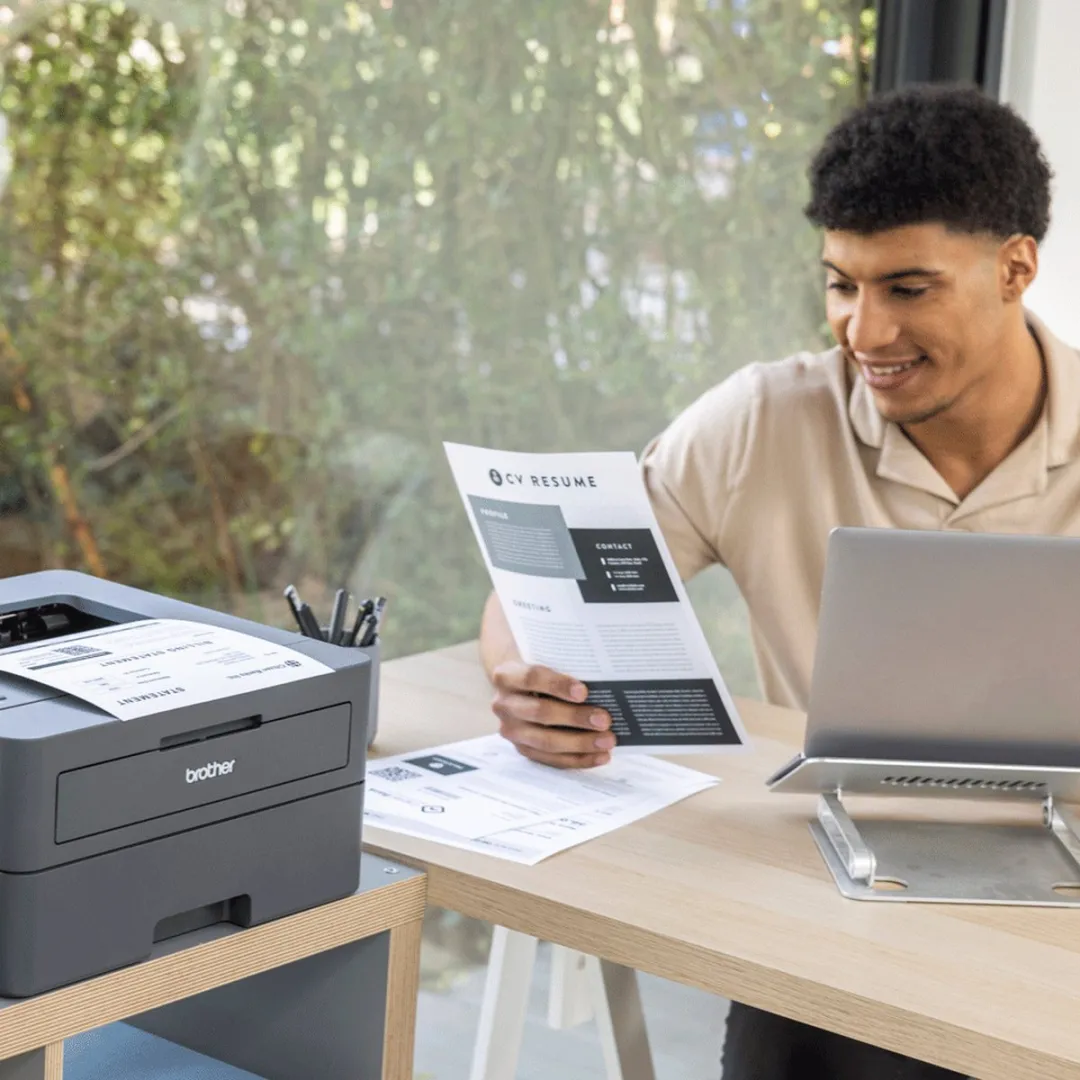 Brother HL-L2447DW Laserprinter - Zwart - afbeelding 2 van 6