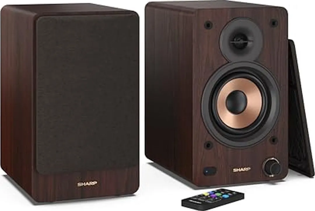 Sharp CP-SS30 Kolumnluidsprekers - 2 Stuks - Bruin - afbeelding 6 van 6