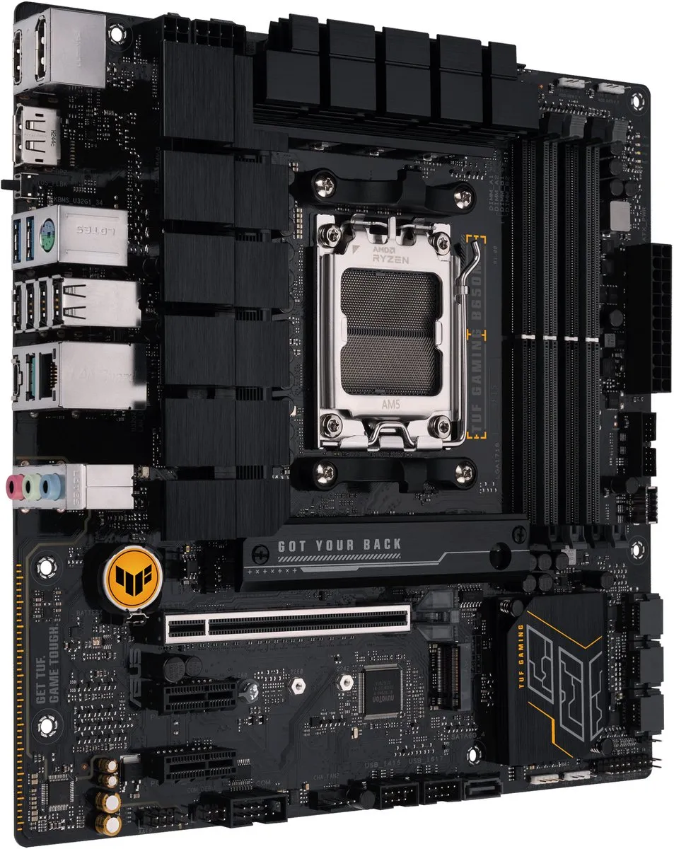 ASUS TUF GAMING B650M-E AM5 Micro-ATX Moederbord - 90MB1FU0-M0EAY0