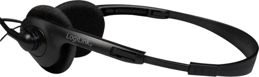 Logilink HS0055 Stereo Headset - 3,5mm - Zwart