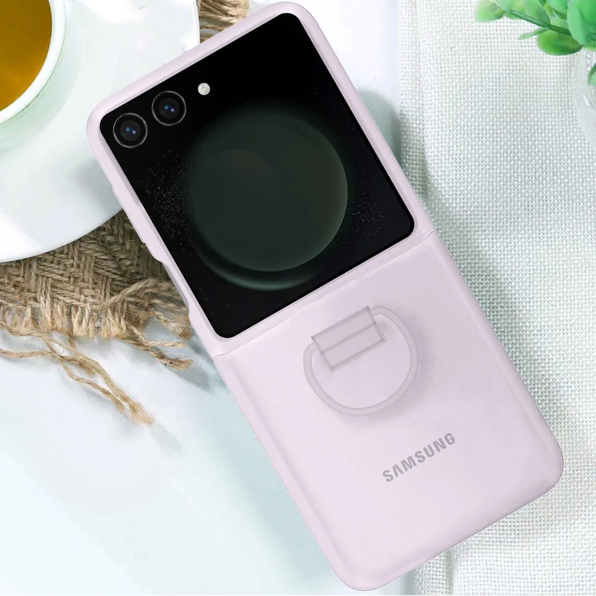 Samsung Galaxy Z Flip5 Silicone Hoes - Lavender EF-PF731TV