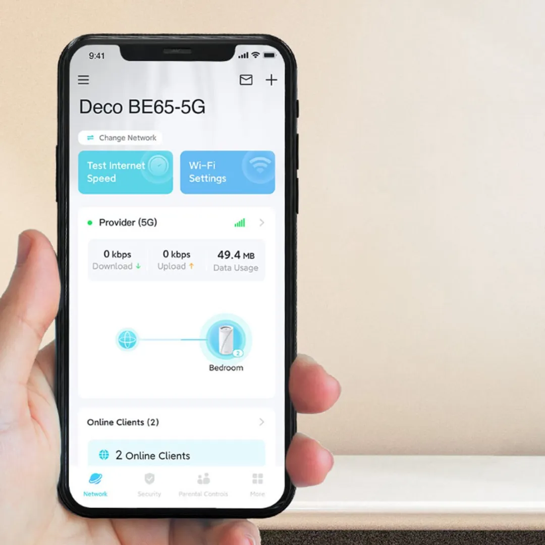 TP-Link Deco BE65-5G Mesh Wifi 7 Tri-Band - 9214 Mbps - Wit