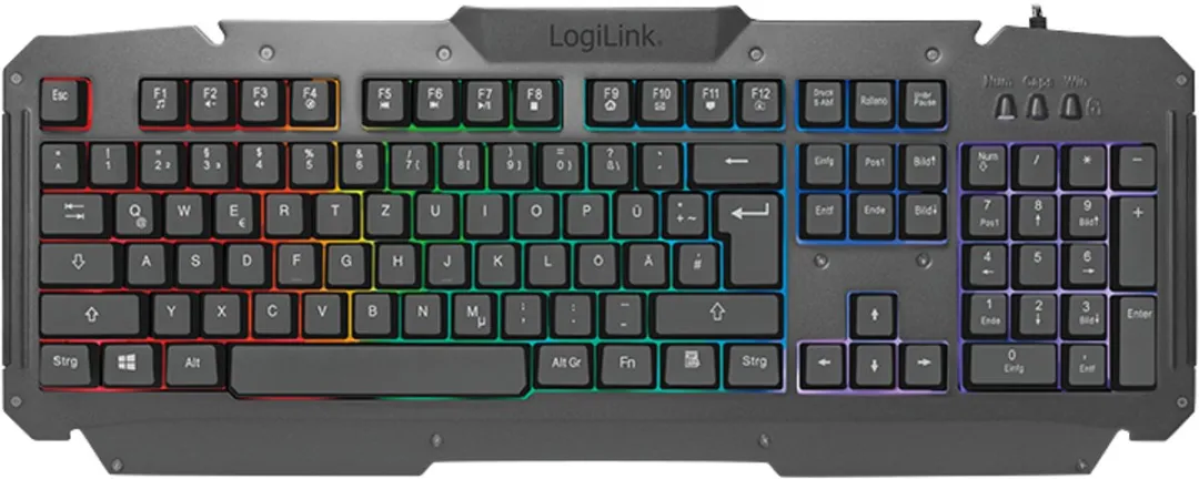 Logilink ID0185 USB Toetsenbord QWERTY - Zwart