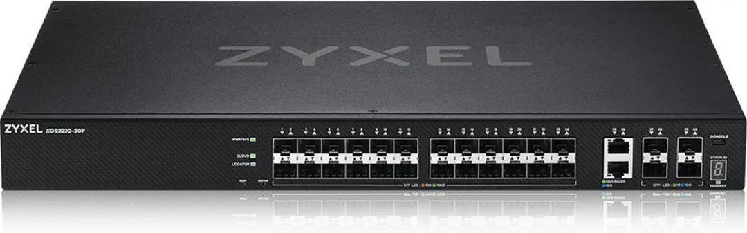 Zyxel XGS2220-30F Managed Switch - 24x Ethernet 28x SFP - 168 Gbps