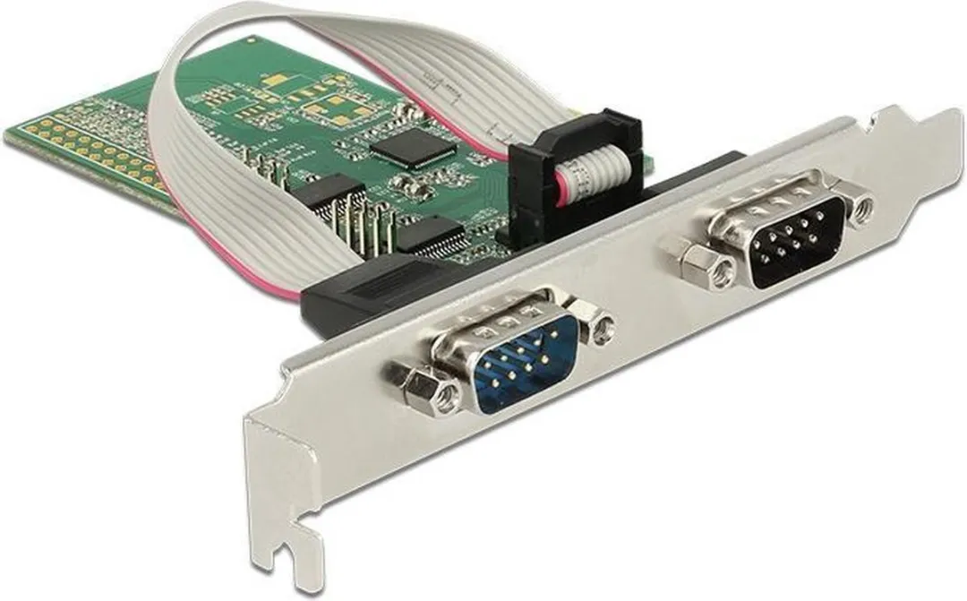 Delock 89557 PCIe RS232 Kaart - 4x 9-pins SUB-D