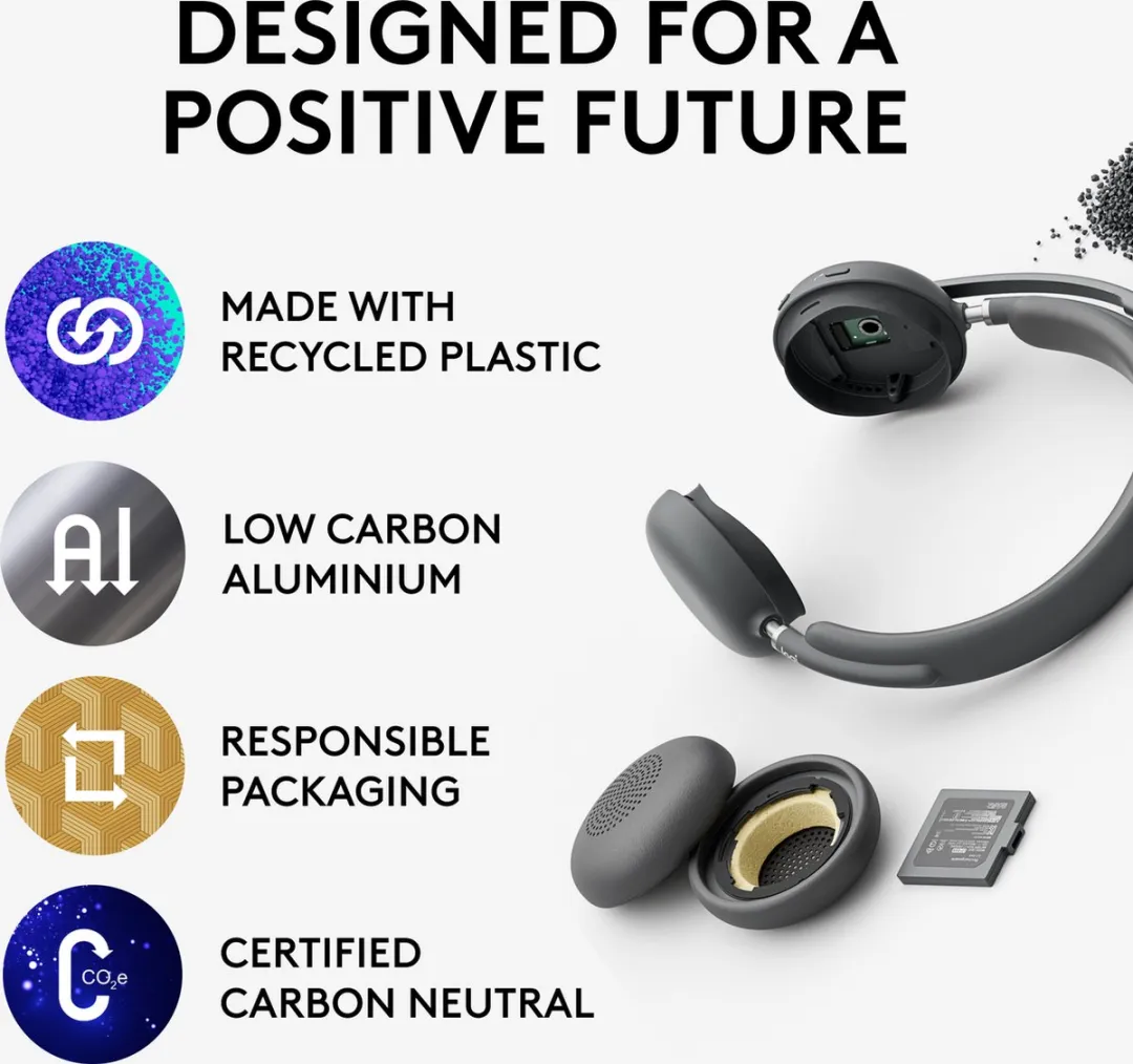 Logitech Zone Wireless 2 UC Headset - Grafiet