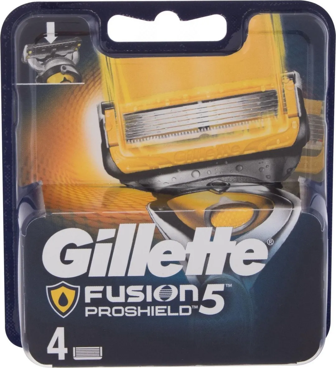 Gillette Fusion 5 ProShield Scheermesjes - 4 Stuks
