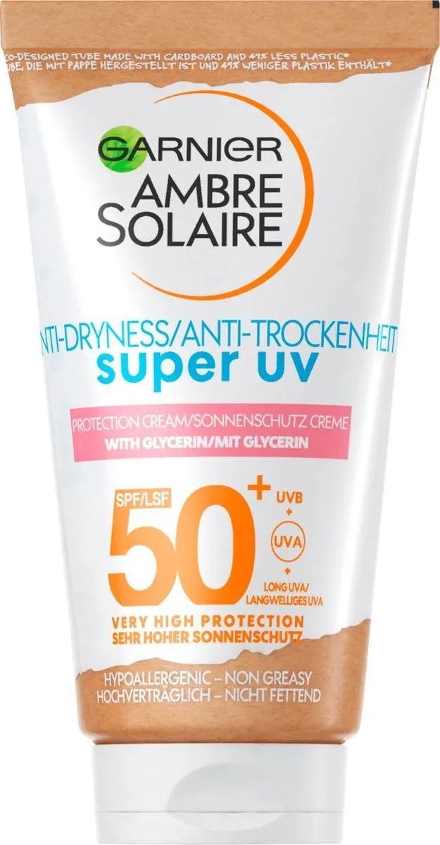 Garnier Ambre Solaire Gezicht Zonnebrandcrème 50ml