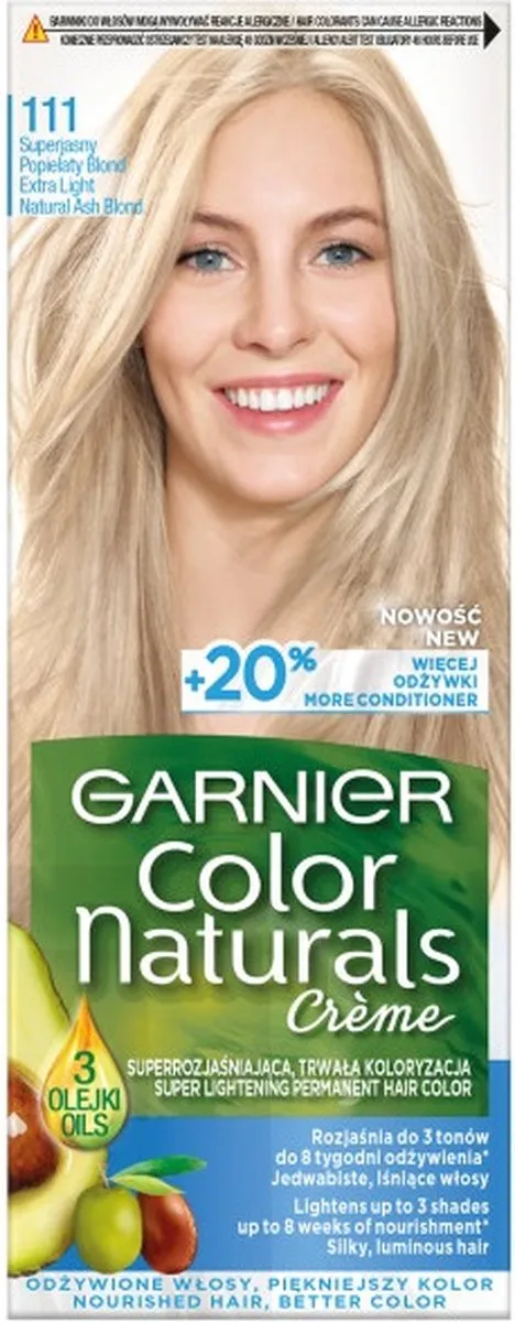 Garnier Color Naturals 111 Super Licht Blond Ashes