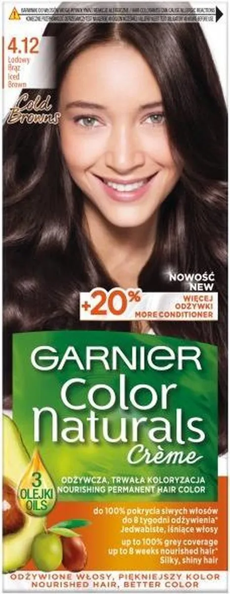 Garnier Color Naturals 4.12 Ice Bronze Kleurspoeling 1ml