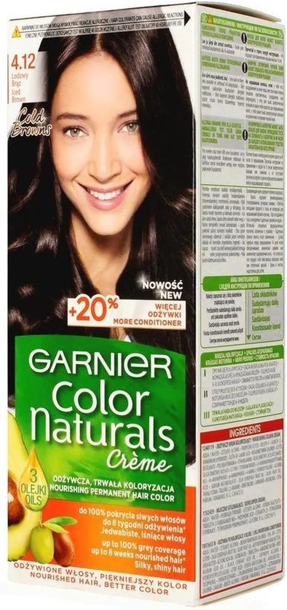 Garnier Color Naturals 4.12 Ice Bronze Kleurspoeling 1ml