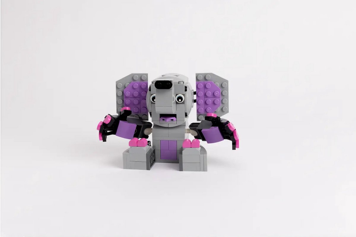 LEGO 5009206 - Elephant Pencil Holder / Olifant potloodhouder