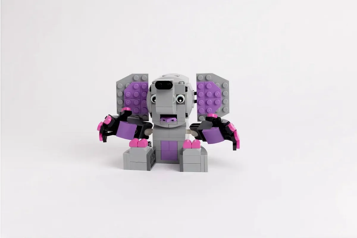 LEGO 5009206 Olifant Potloodhouder - 147 Stukken - Multi