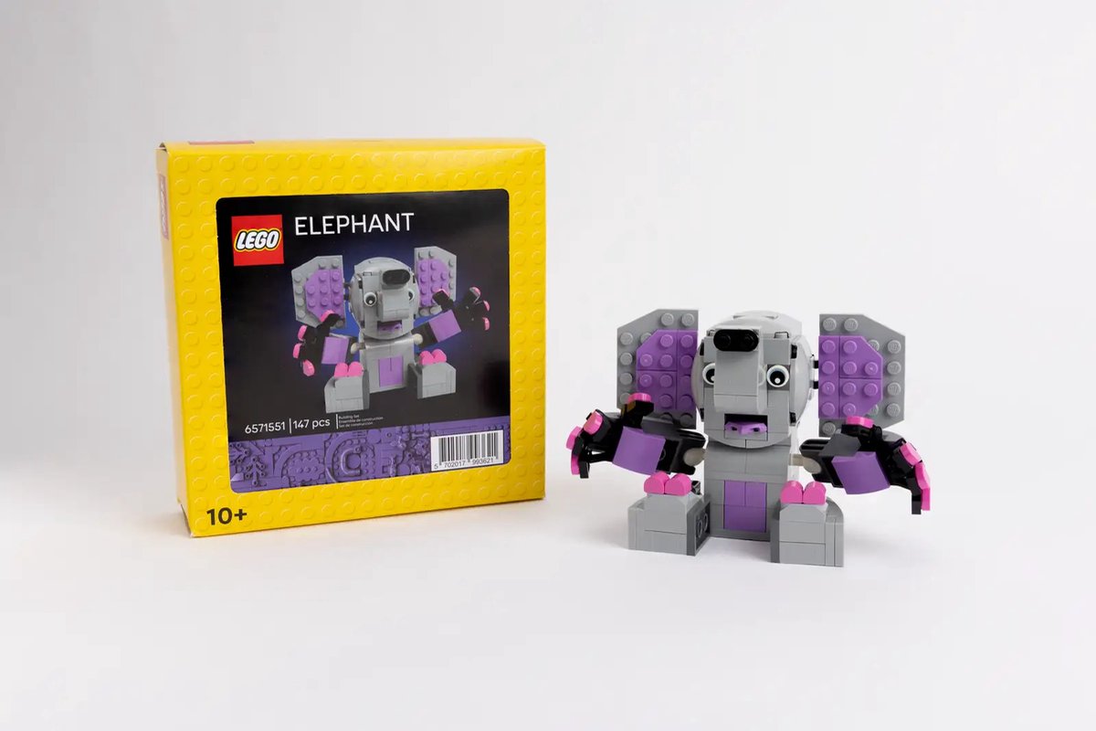 LEGO 5009206 - Elephant Pencil Holder / Olifant potloodhouder
