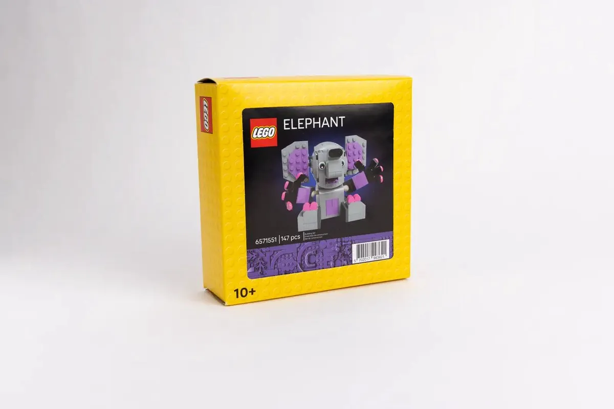 LEGO 5009206 Olifant Potloodhouder - 147 Stukken - Multi - afbeelding 6 van 6