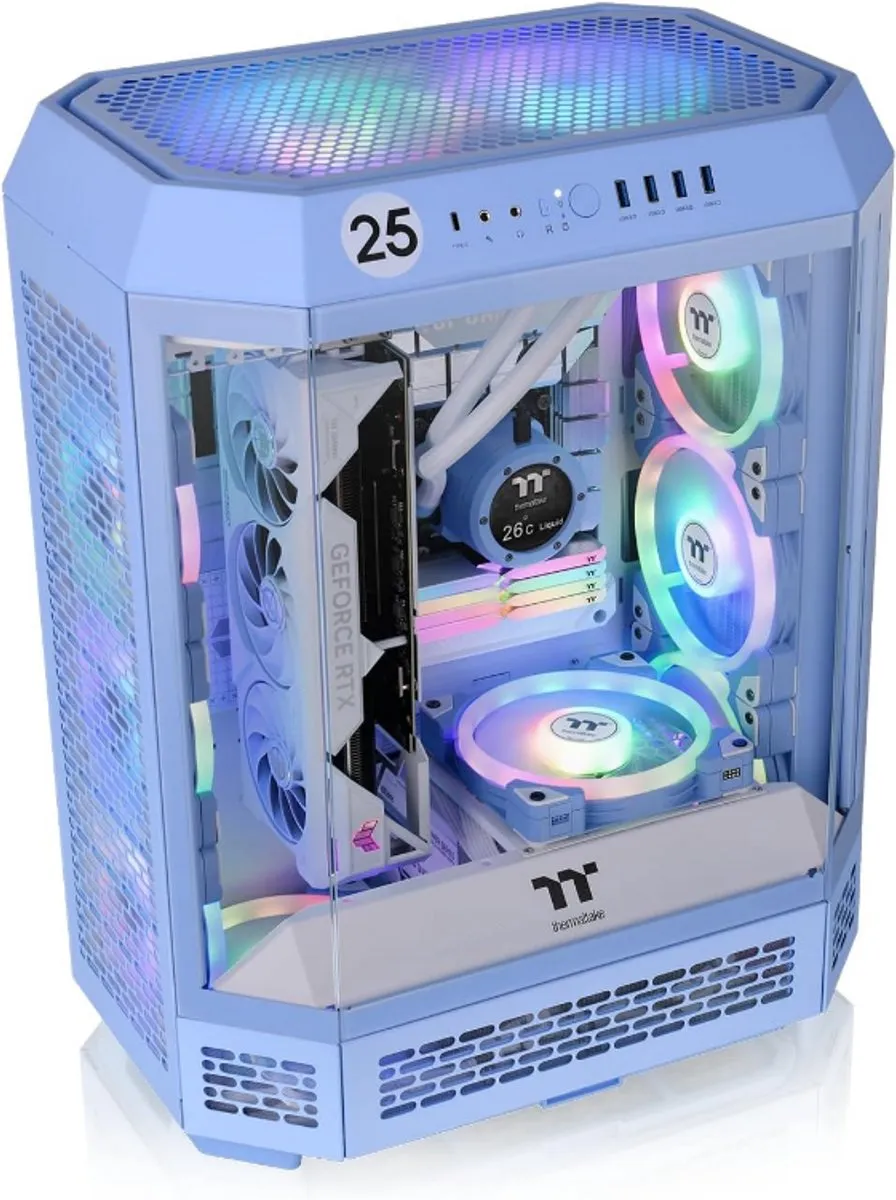 Thermaltake The Tower 600 Midi Tower - Blauw