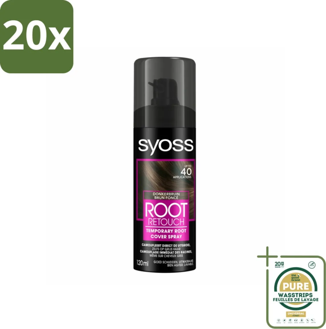 SYOSS Uitgroeispray Donkerbruin 2300ml