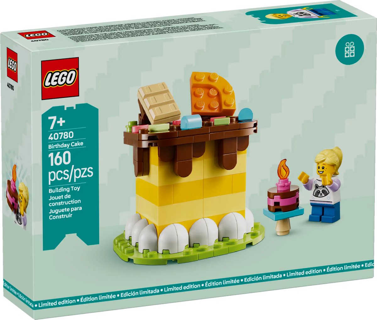 LEGO 40780 Birthday Cake / Verjaardagstaart (Limited Edition)