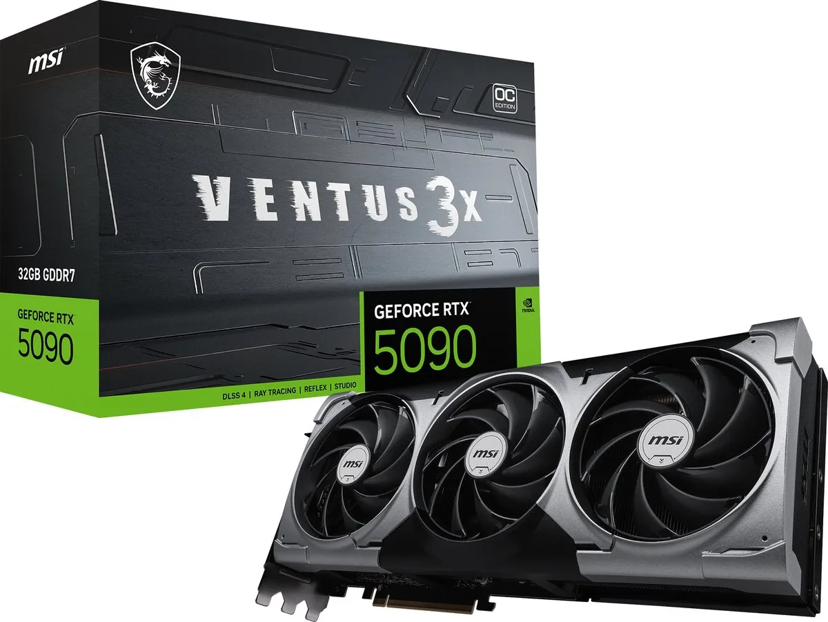 MSI GeForce RTX 5090 32G Ventus 3X OC Videokaart