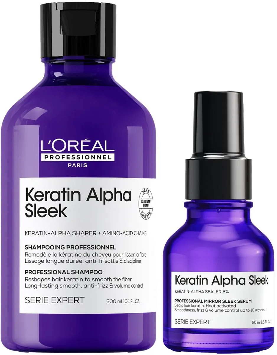 L'Oréal Professionnel Keratin Alpha Sleek Smooth Duo