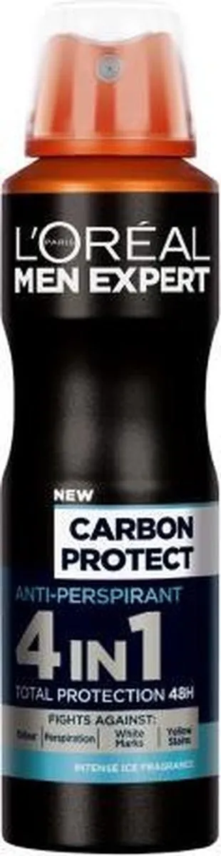 L'Oréal Paris Men Expert Carbon Protect 4W1 Anti-Perspirant Spray 150ml