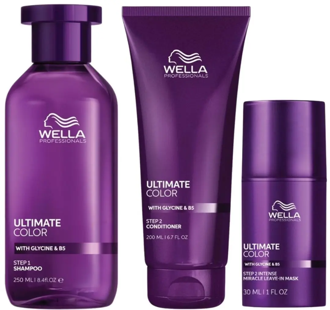 Wella Ultimate Color Care Set - Conditioner 250ml Masker 200ml Shampoo 30ml