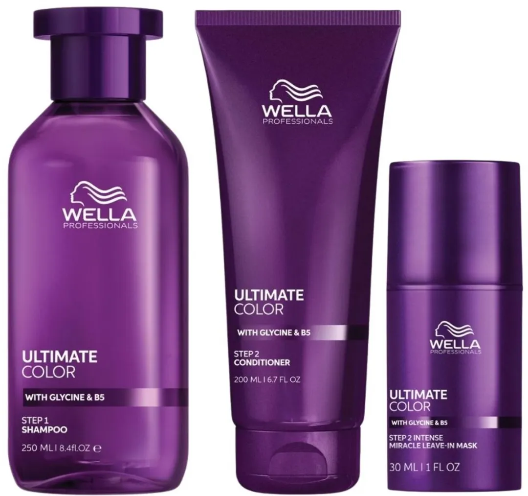 Wella Ultimate Color Care Set - Conditioner 250ml Masker 200ml Shampoo 30ml