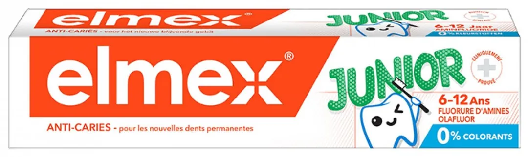 Elmex Junior Kindertandpasta 75ml - afbeelding 6 van 6