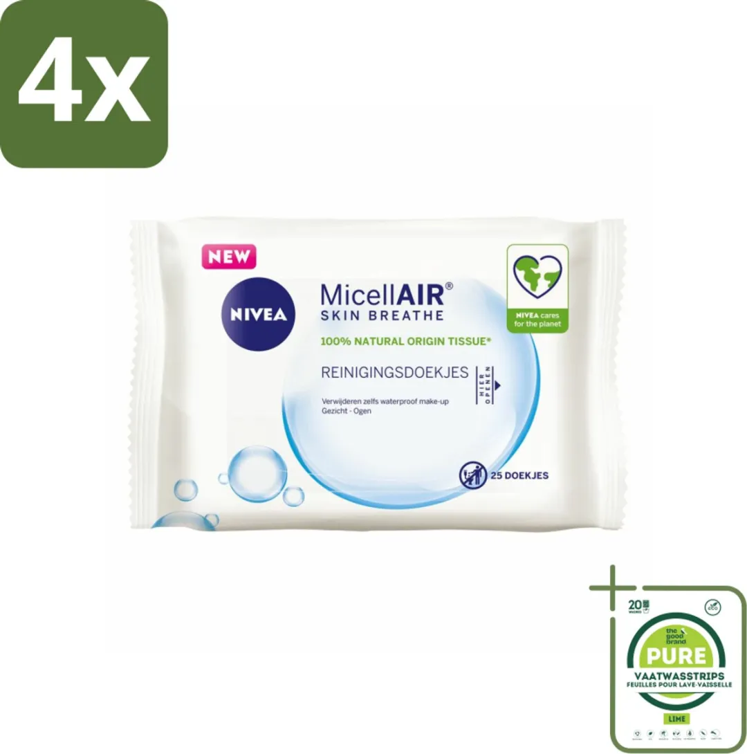 NIVEA Micellaire Reinigingsdoekjes 3-in-1