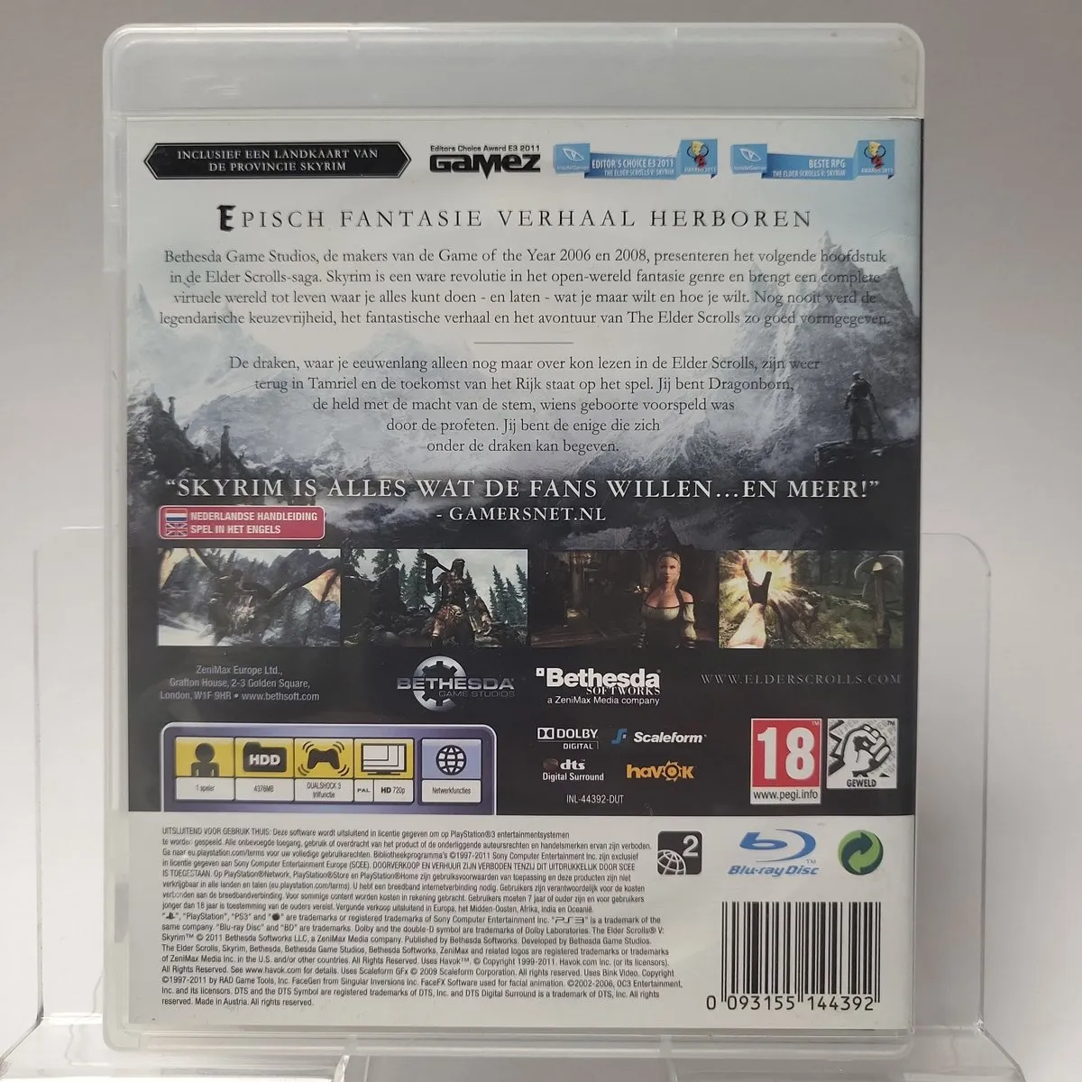 Bethesda The Elder Scrolls V Skyrim - PS3