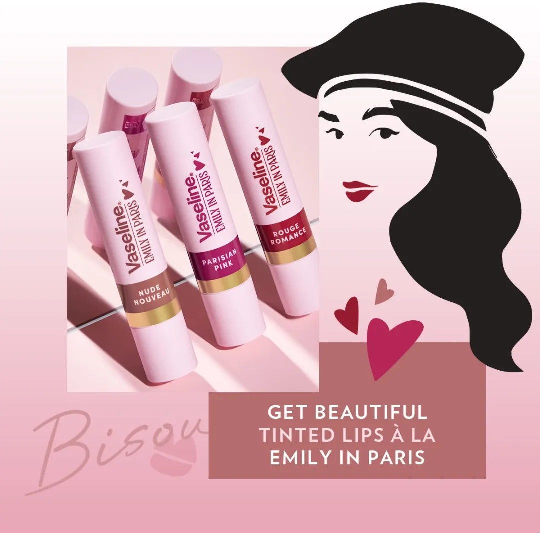 Vaseline Emily in Paris Nude Nouveau Lip Balm Stick 3g - afbeelding 6 van 6