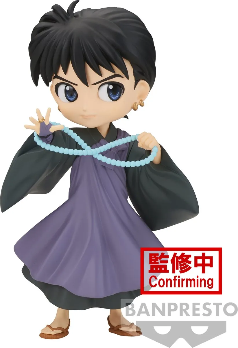 Bandai Banpresto Inuyasha & Miroku Q Posket Figure - Multicolor