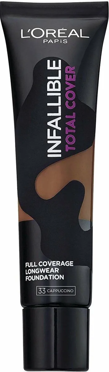 L'Oréal Paris Infallible Total Cover Foundation 33 Cappuccino - 35g