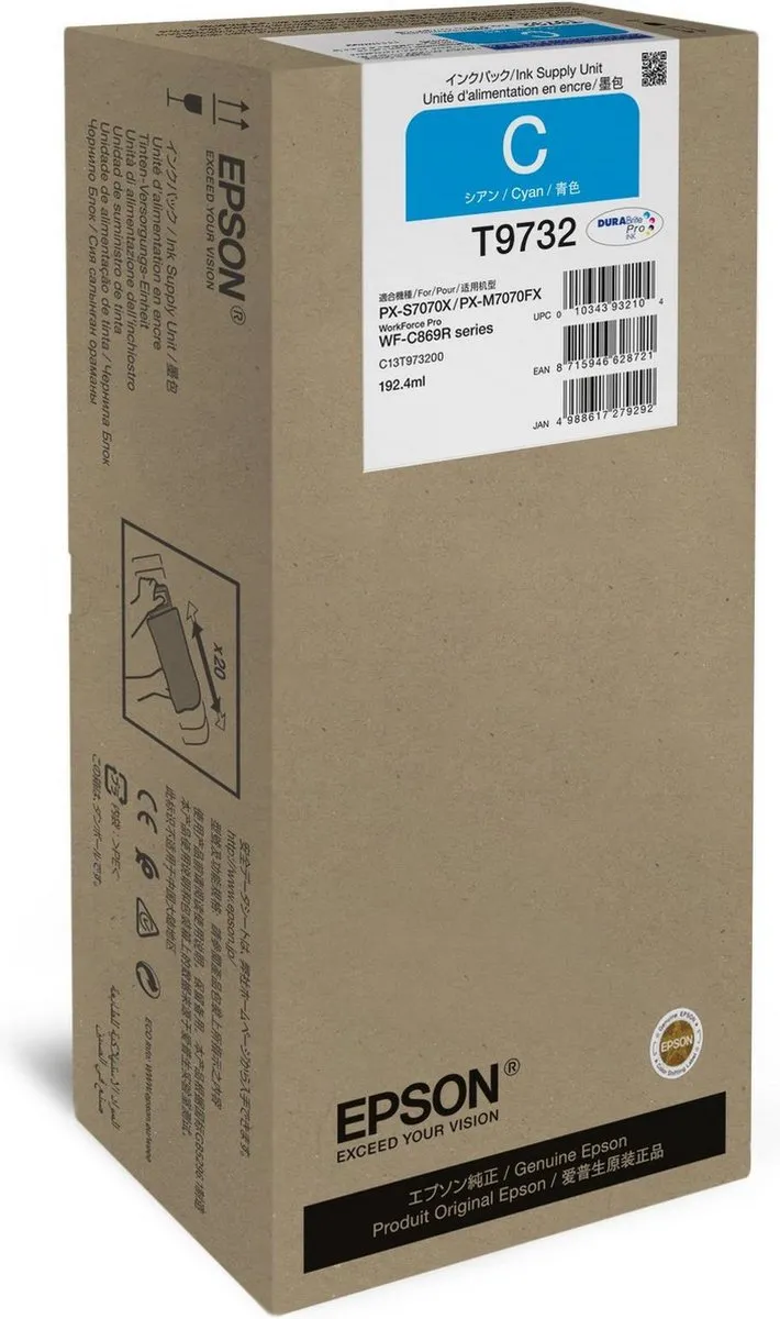 Epson WF-C869R Cyaan Toner