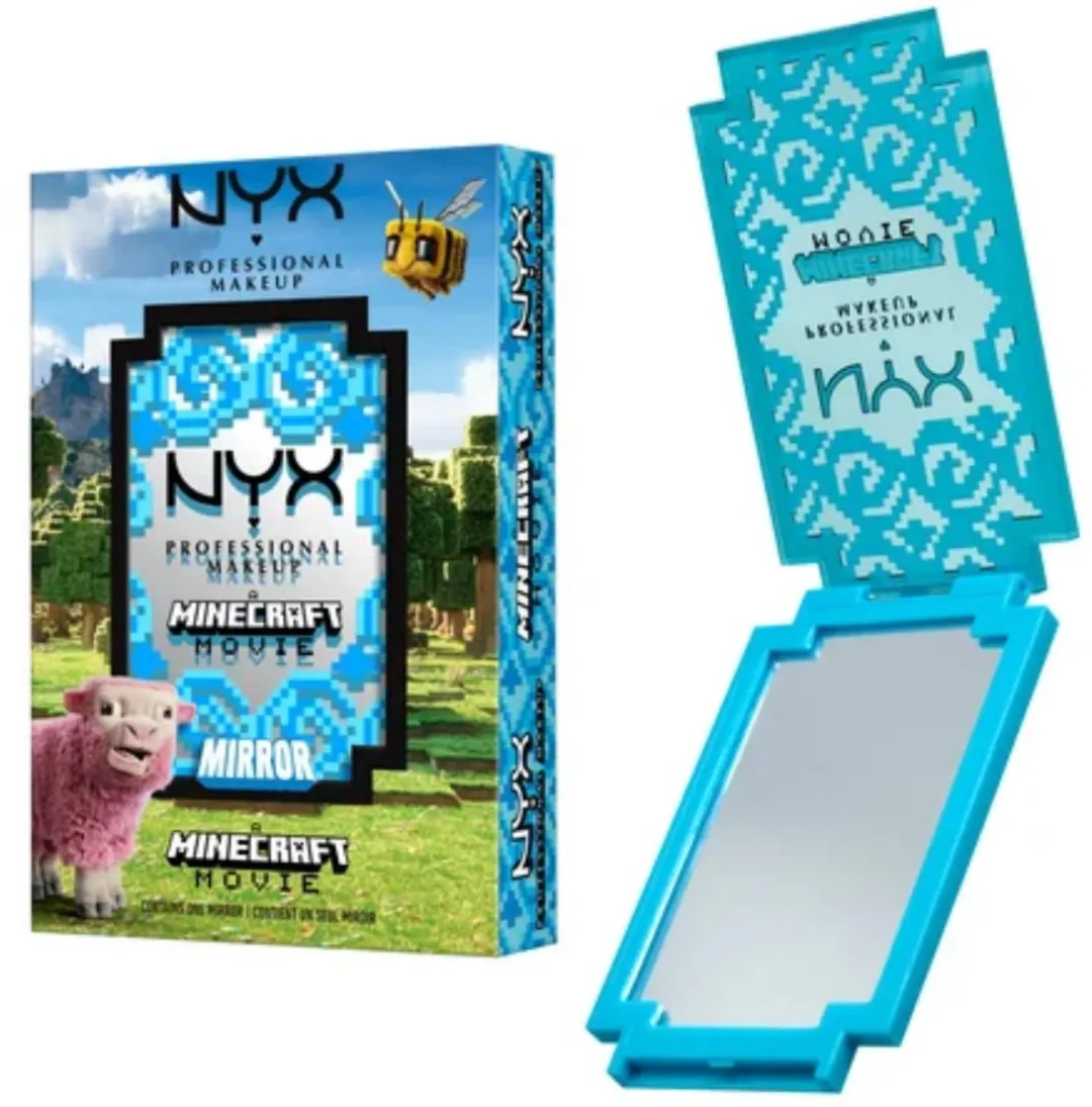 NYX A Minecraft Movie Compact Mirror - Blauw