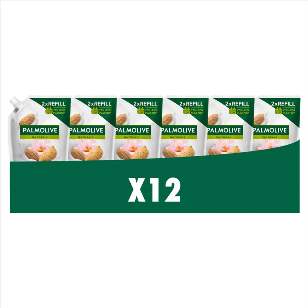 Palmolive Handzeep Navulling Naturals Almond Milk 500ml - 12 Stuks