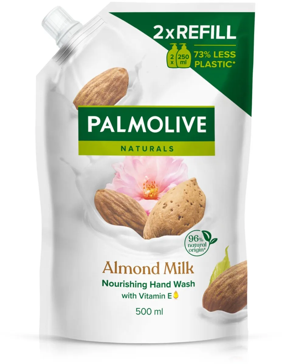 Palmolive Handzeep Navulling Naturals Almond Milk 500ml - 12 Stuks