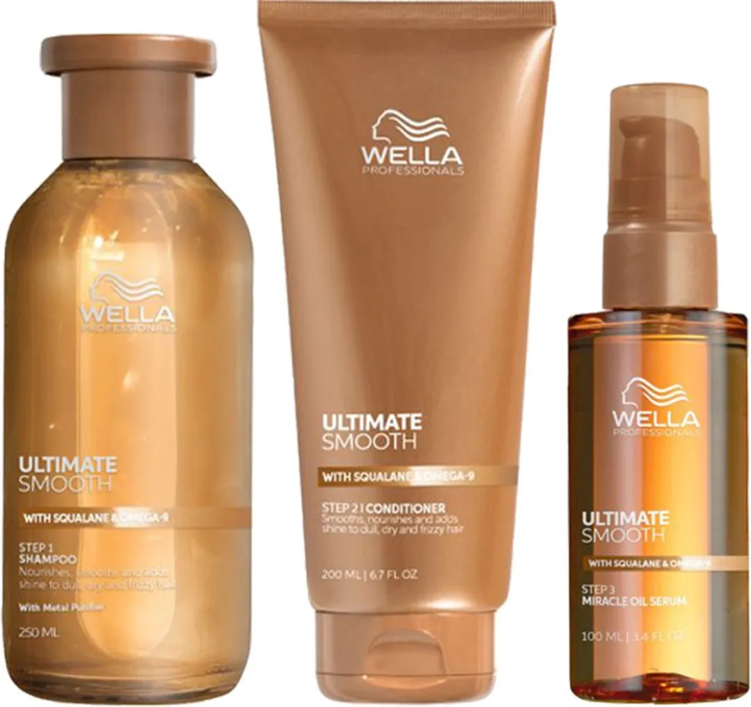 Wella Ultimate Smooth Shampoo Conditioner Serum