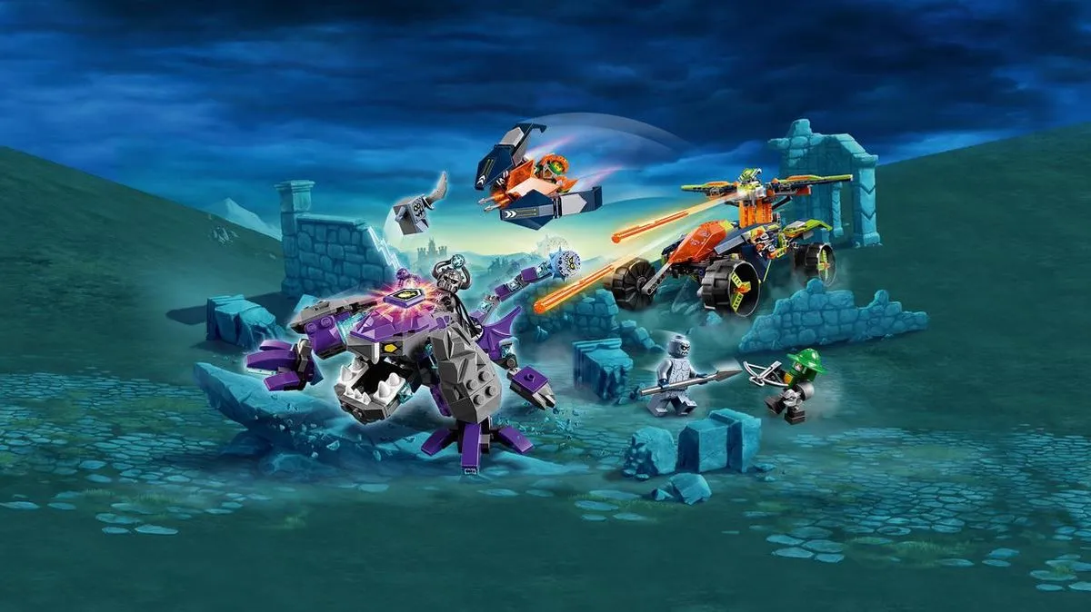 LEGO NEXO KNIGHTS Aarons Rock Climber 70355 - 598 Stukken - afbeelding 4 van 6
