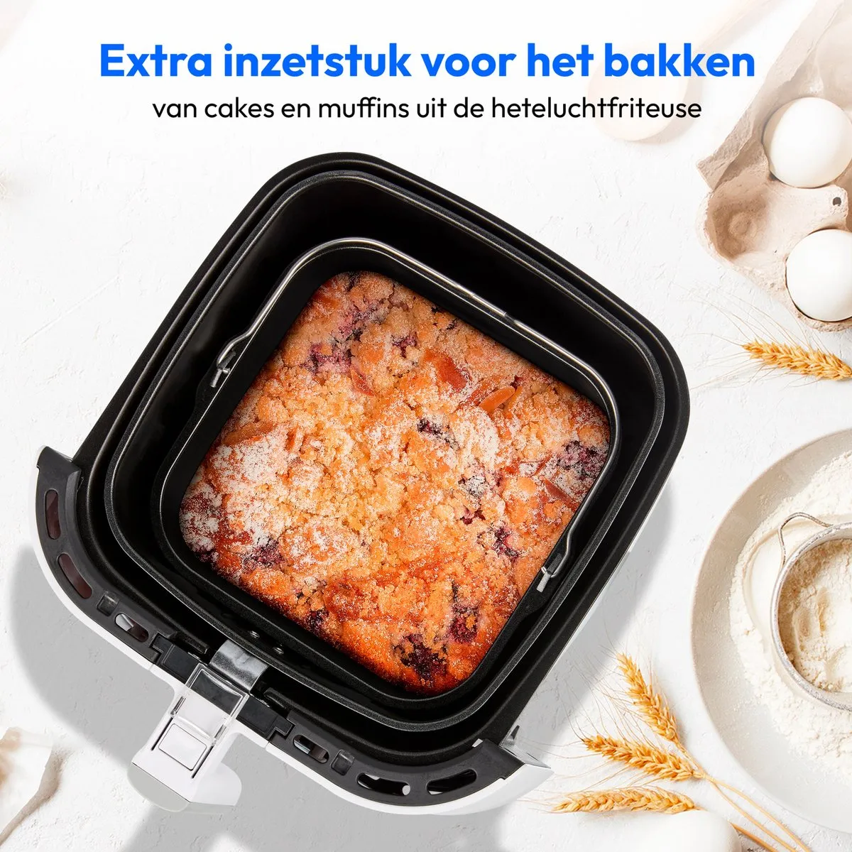 Medion E40 XL Heteluchtfriteuse 5,2L - 2150W - 9 Programma's - Matwit