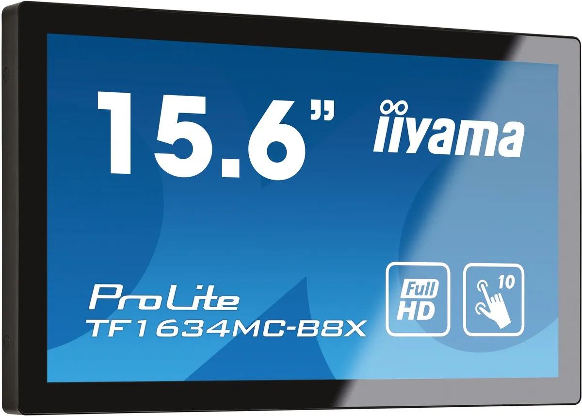iiyama ProLite TF1634MC-B8X Monitor - 15.6" - VGA