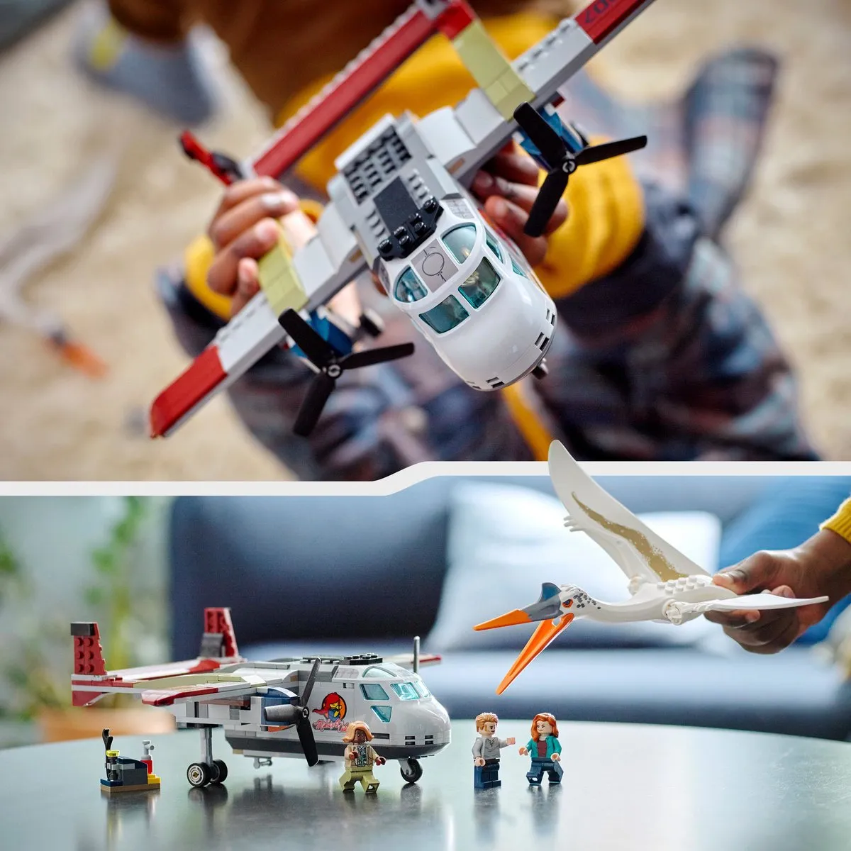 LEGO Jurassic World Quetzalcoatlus Vliegtuighinderlaag 76947 - afbeelding 3 van 6