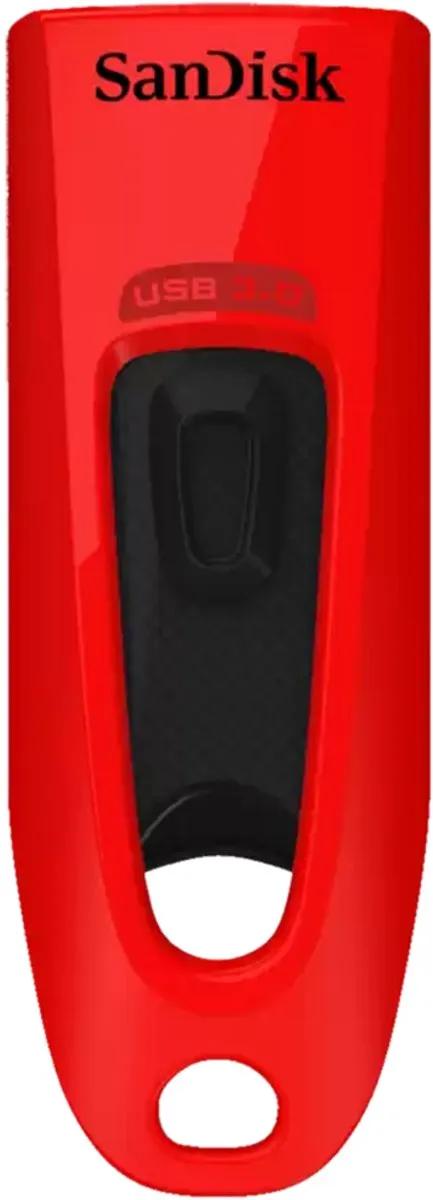 SanDisk Ultra SDCZ48-064G-U46 USB Flash Drive 64GB - Rood